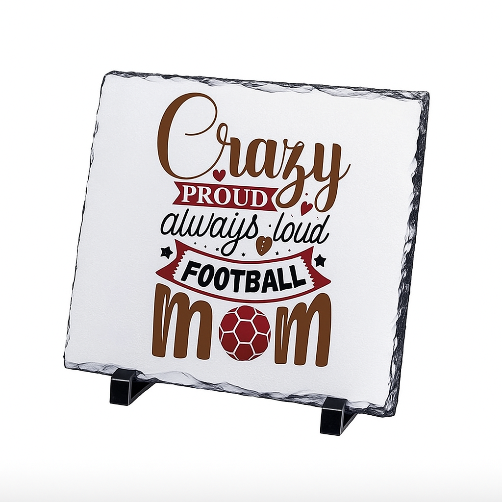 Soccer Mom Personalised Photo Slate – 15×20 cm