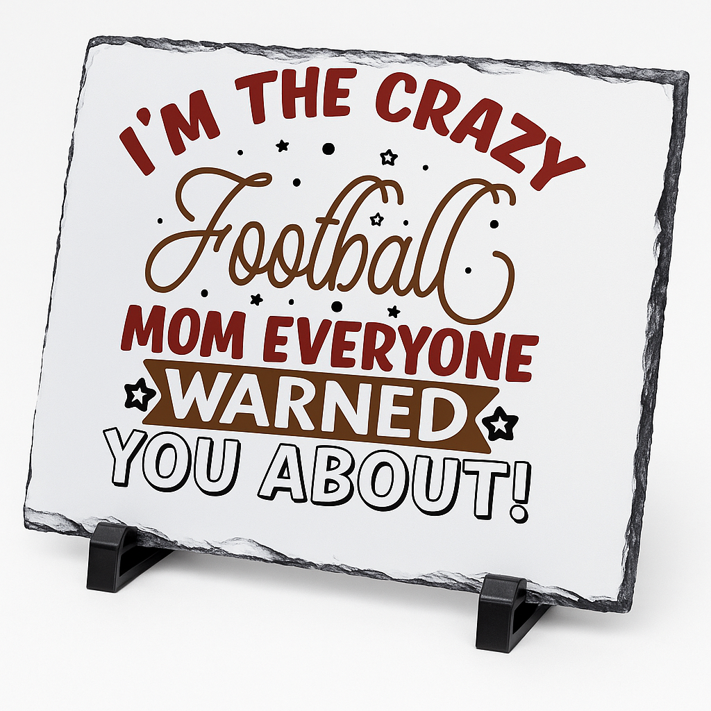 Soccer Mom Personalised Photo Slate – 15×20 cm