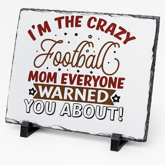Soccer Mom Personalised Photo Slate – 15×20 cm