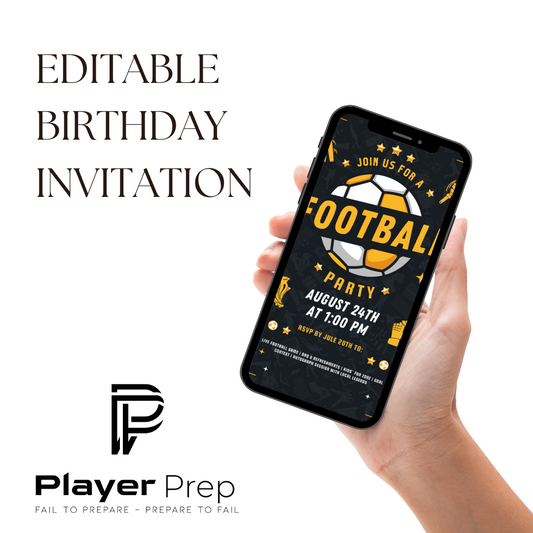 Editable Birthday Invitation