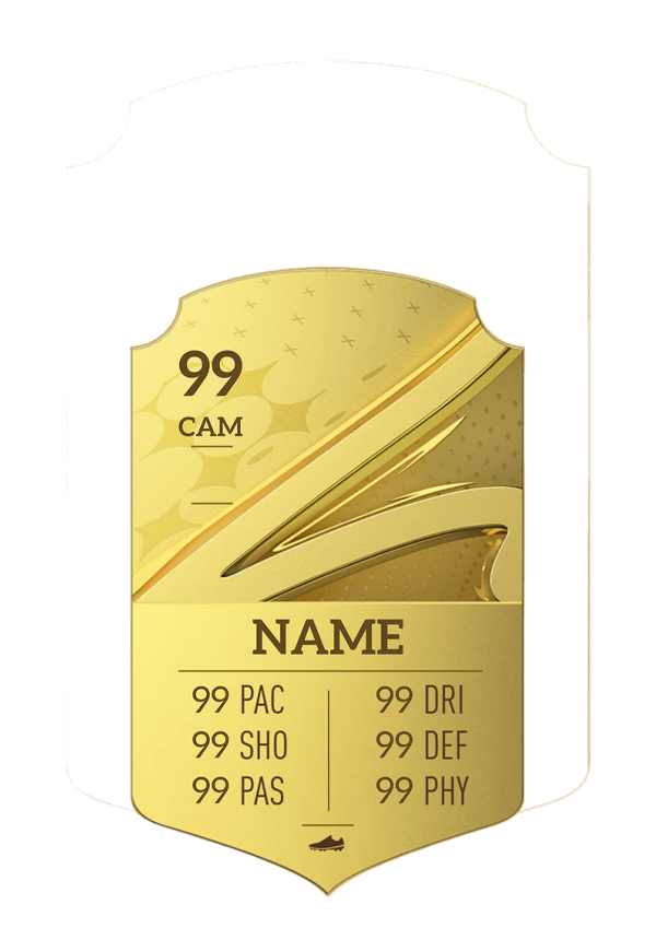 Personalised Metal Football Stat Card Gift -A4 size