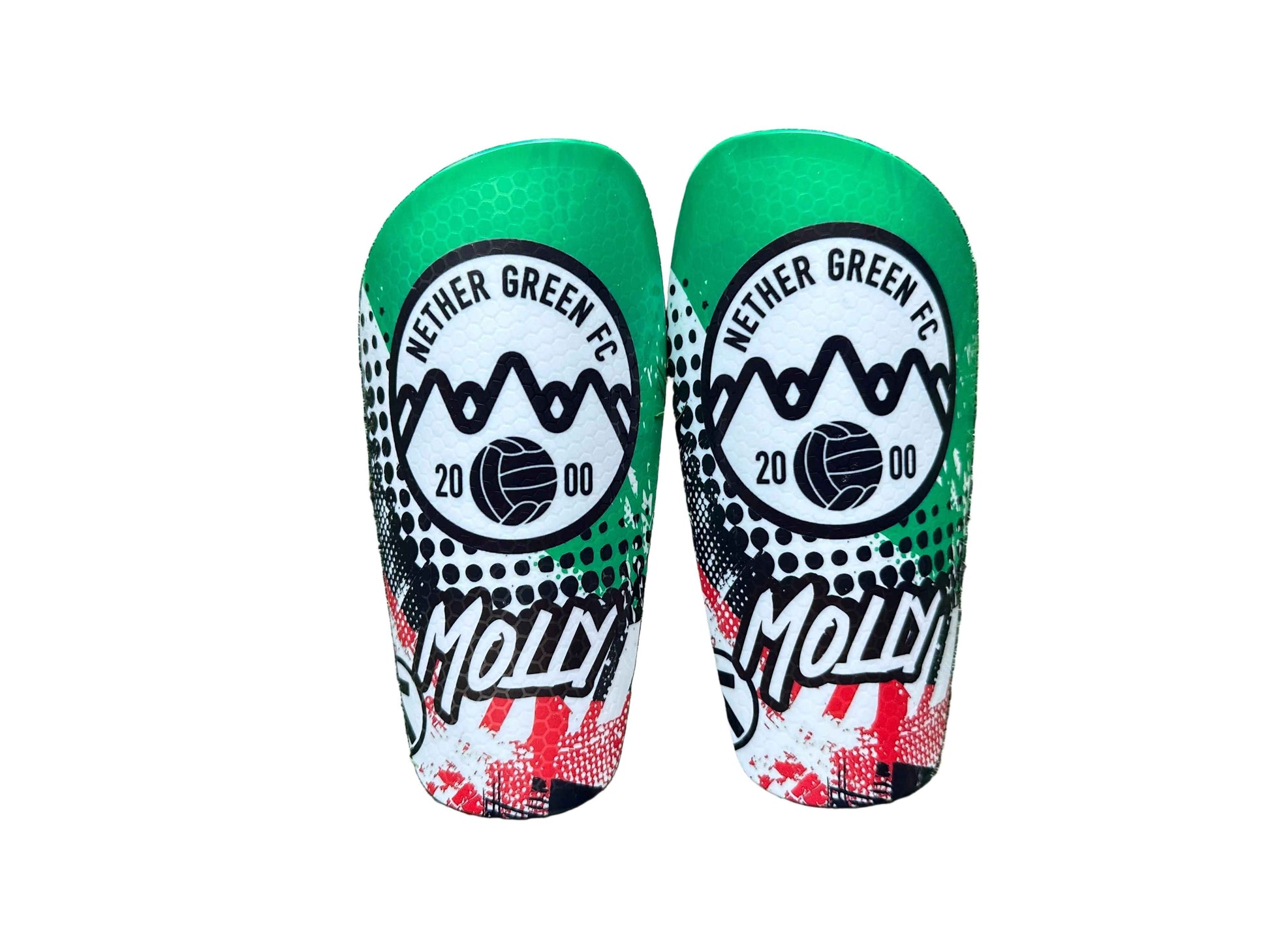 Personalised Football Shin Pads – Custom Name & Number