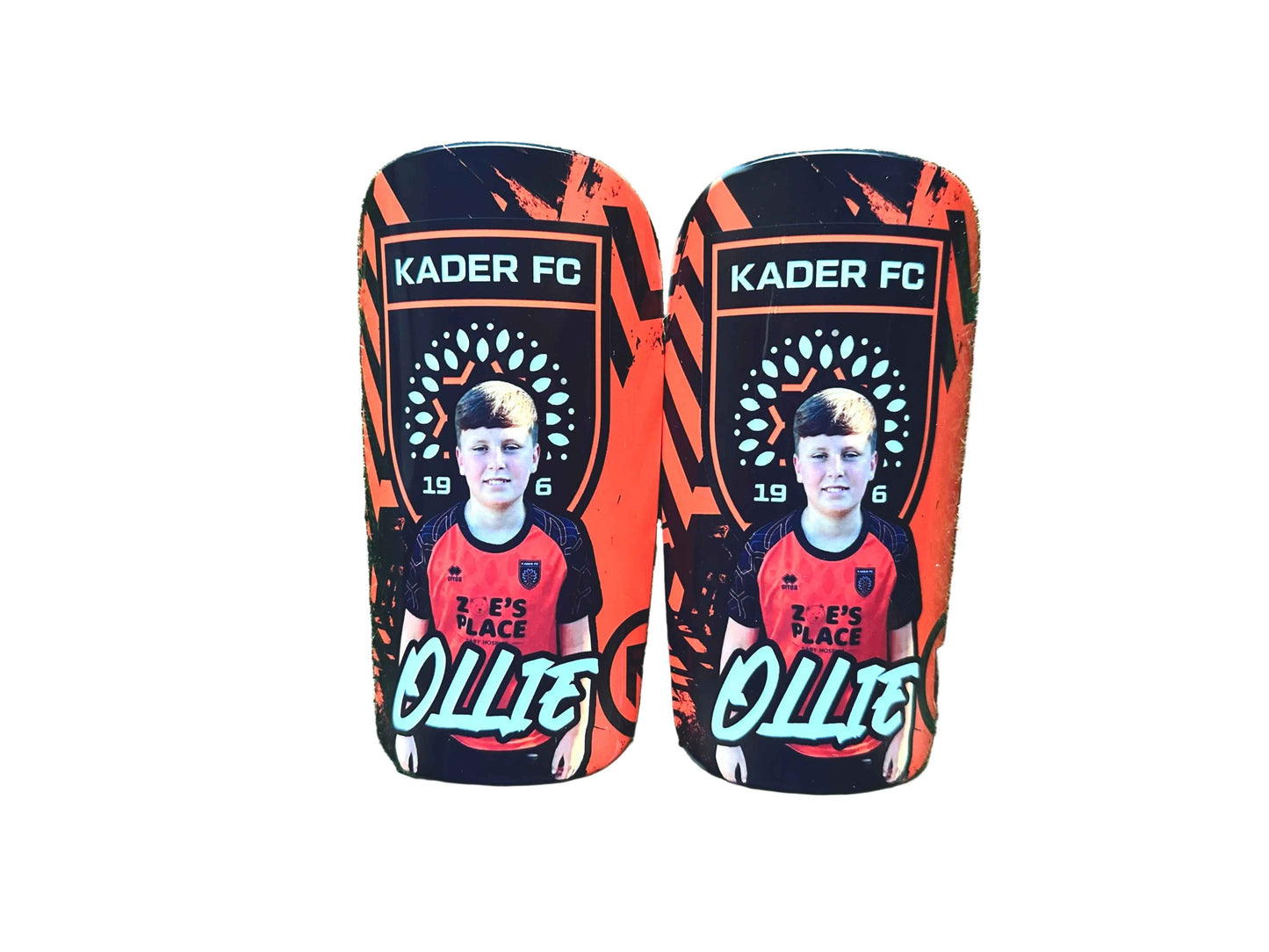 Personalised Football Shin Pads – Custom Name & Number