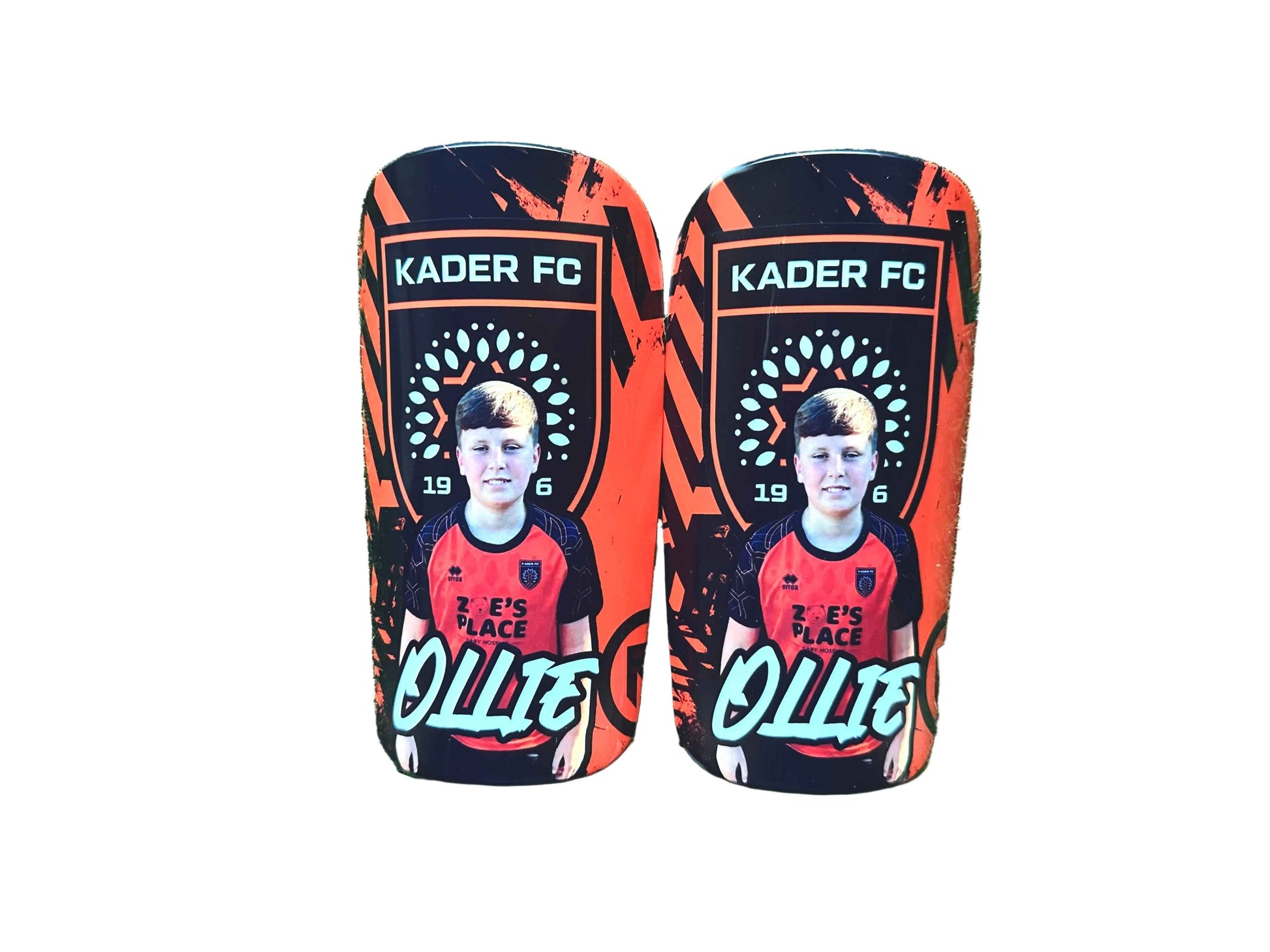 Personalised Football Shin Pads – Custom Name & Number